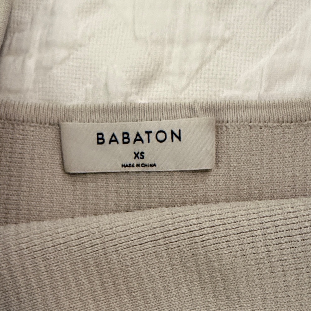Babaton Ribbed Cream Top - Picture 2 of 3